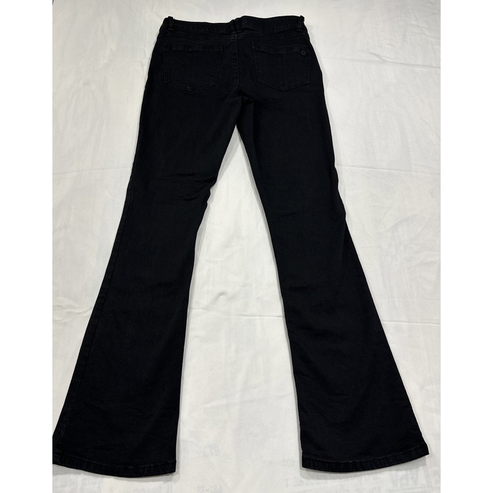 Democracy Womens Ab Solution mid-rise Black Bootcut Jeans Size 10 - Picture 7 of 8